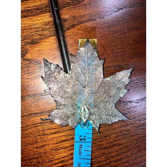 Blattrausch Canadian Maple Antique-Brass 2 5/8 Inch Pendant! - Picture 9 of 10